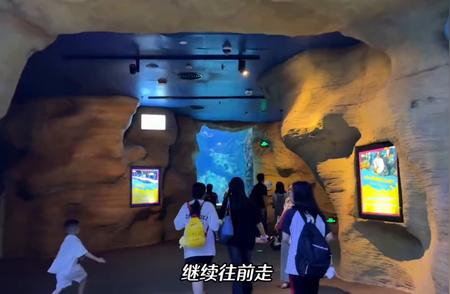 探索五项吉尼斯纪录的壮观中国最大水族馆之旅！